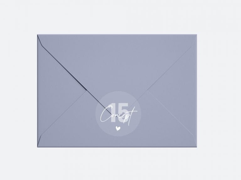 Enveloppe Lichtblauw enveloppe lichtblauw
