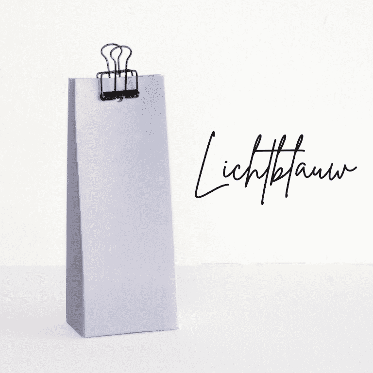 10 hoog doosje lichtblauw