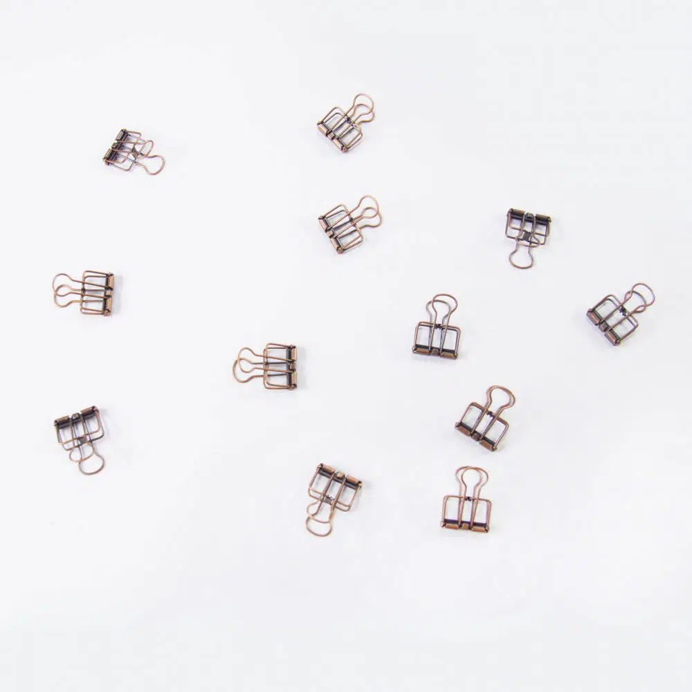 binderclip brons