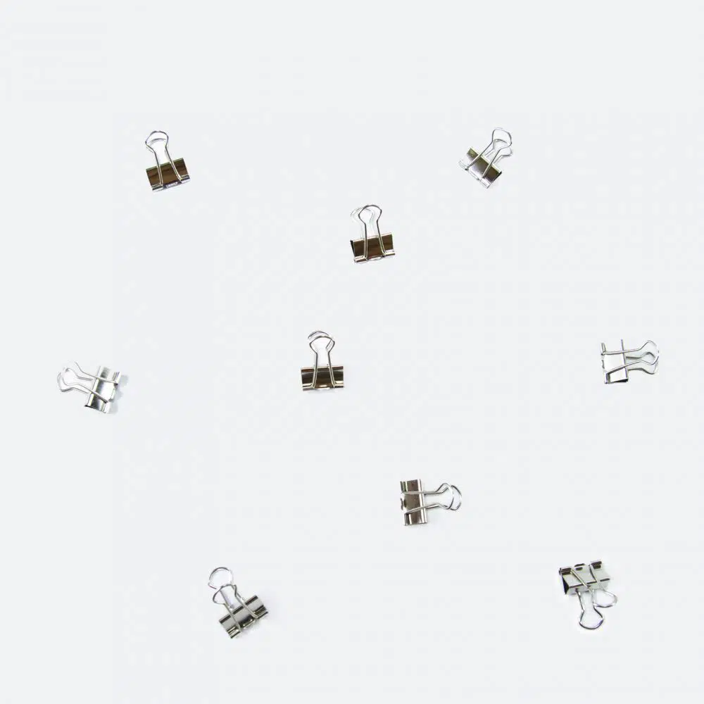binderclip zilver "vol"