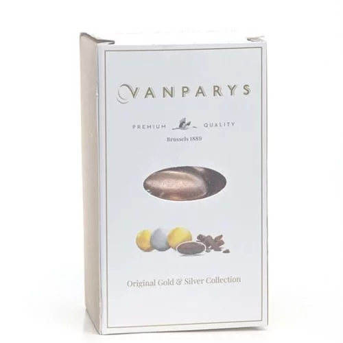 Suikerbonen Vanparys cacao 195g metallic oud goud
