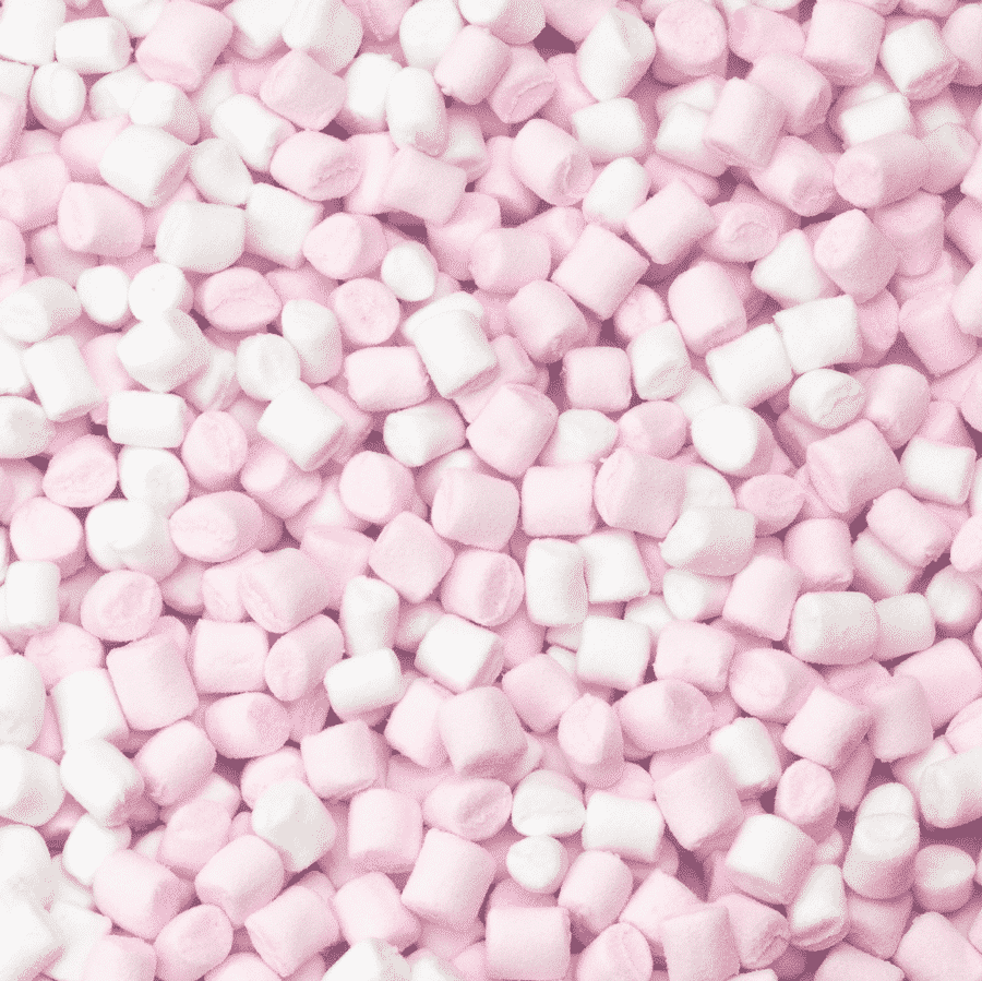 mini marshmallows roze wit